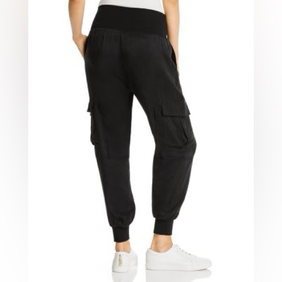 Cinq a sept satin jogger pants L like new - Picture 2 of 7